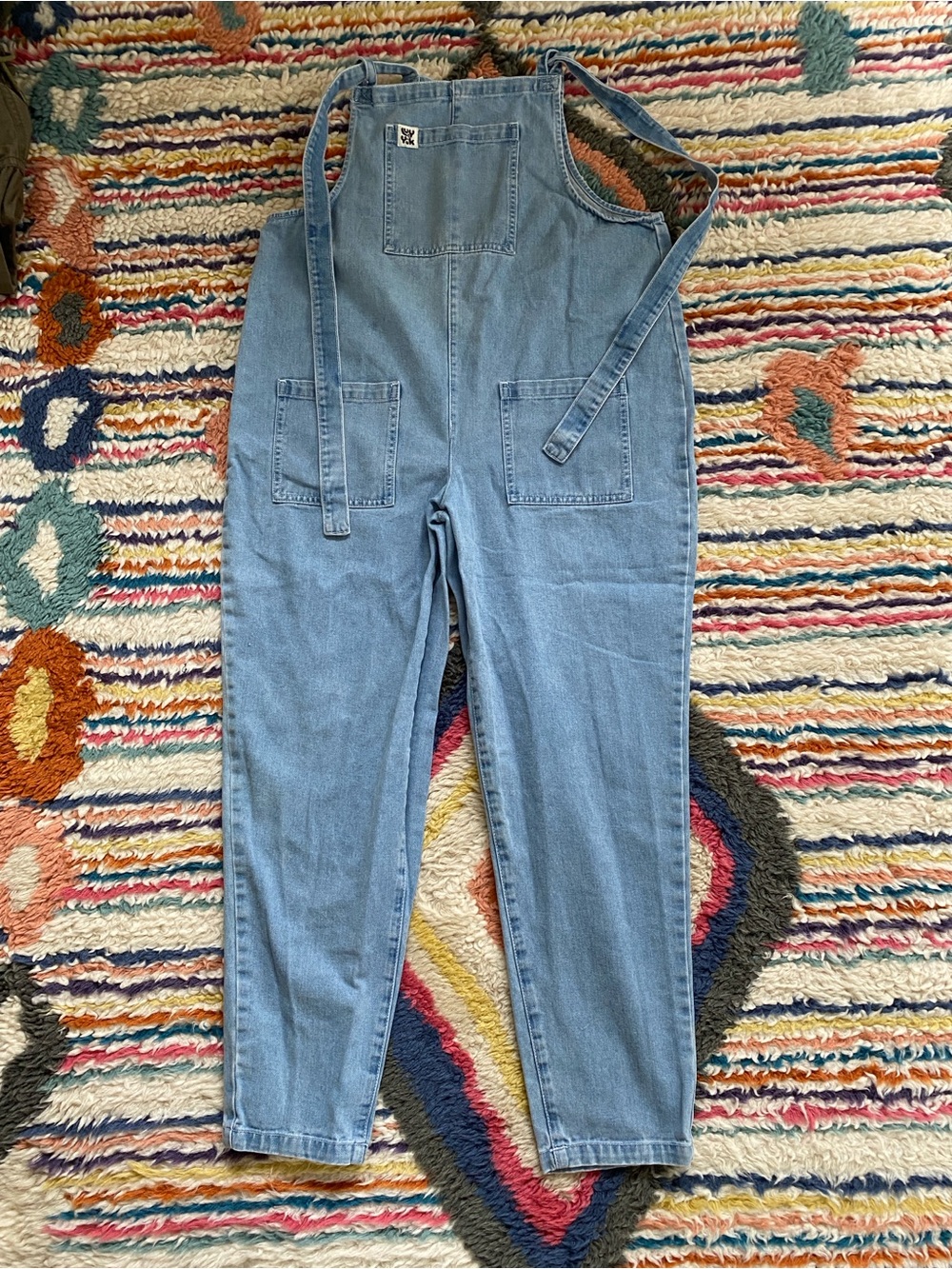 Lucy & Yak Light Blue Denim Overalls
